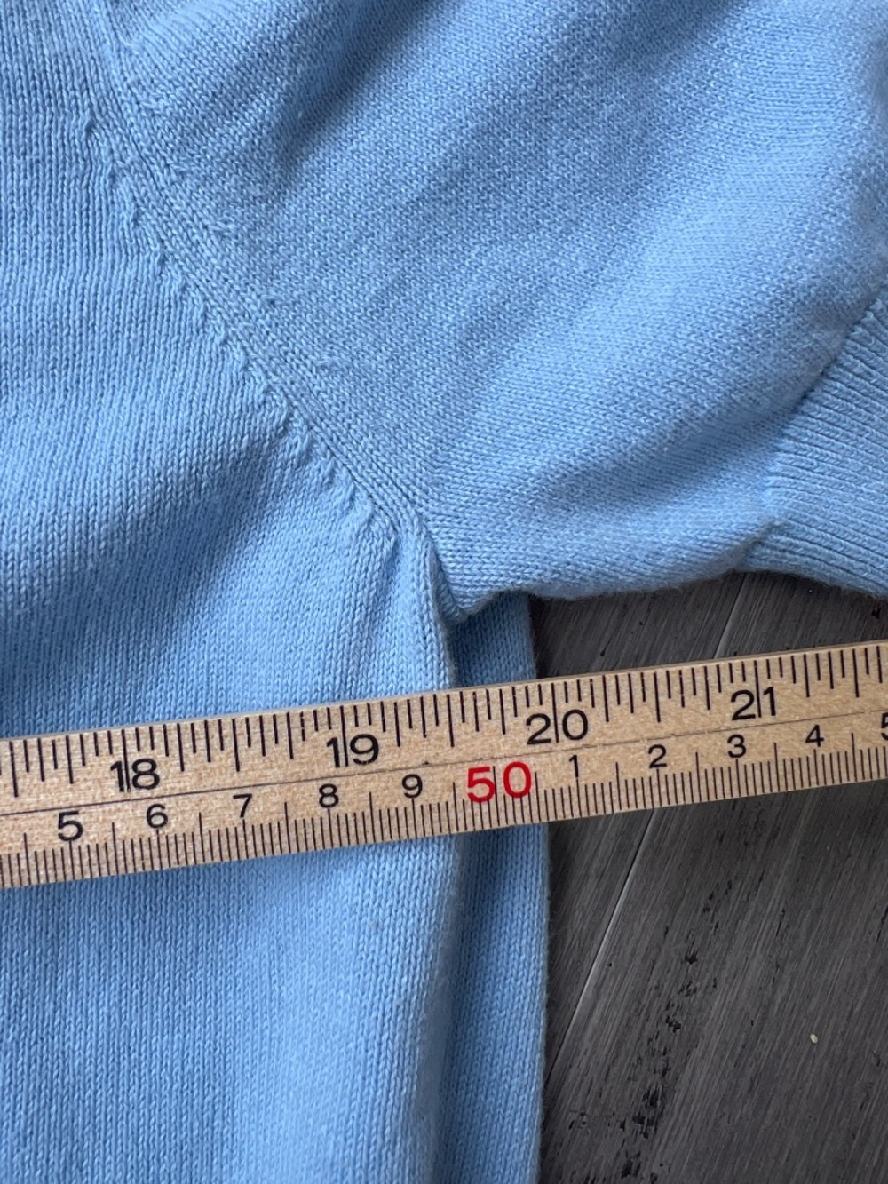 Sinclair Global Light Blue Spellout Logo Short Sleeve Knit Polo Shirt Sweater M - Picture 5 of 6